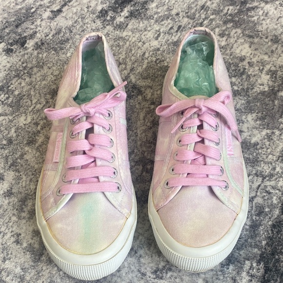 Superga Pastel Pink Iridescent Sneakers - Picture 1 of 6